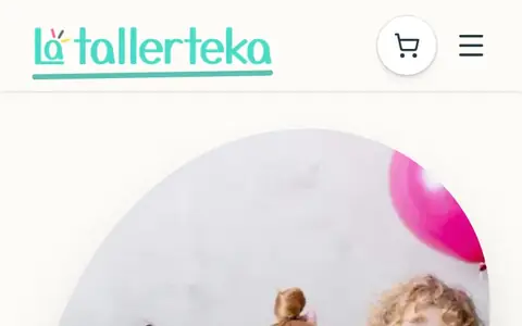 La Tallerteka: vista principal adaptada a móvil