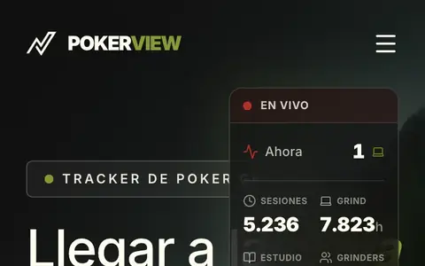 PokerView: vista principal adaptada a móvil